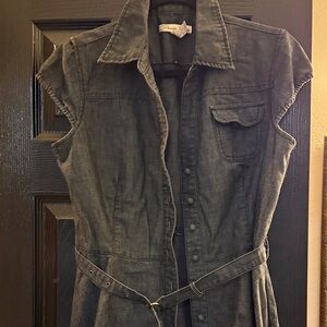 American Rag Charcoal Belted Dress